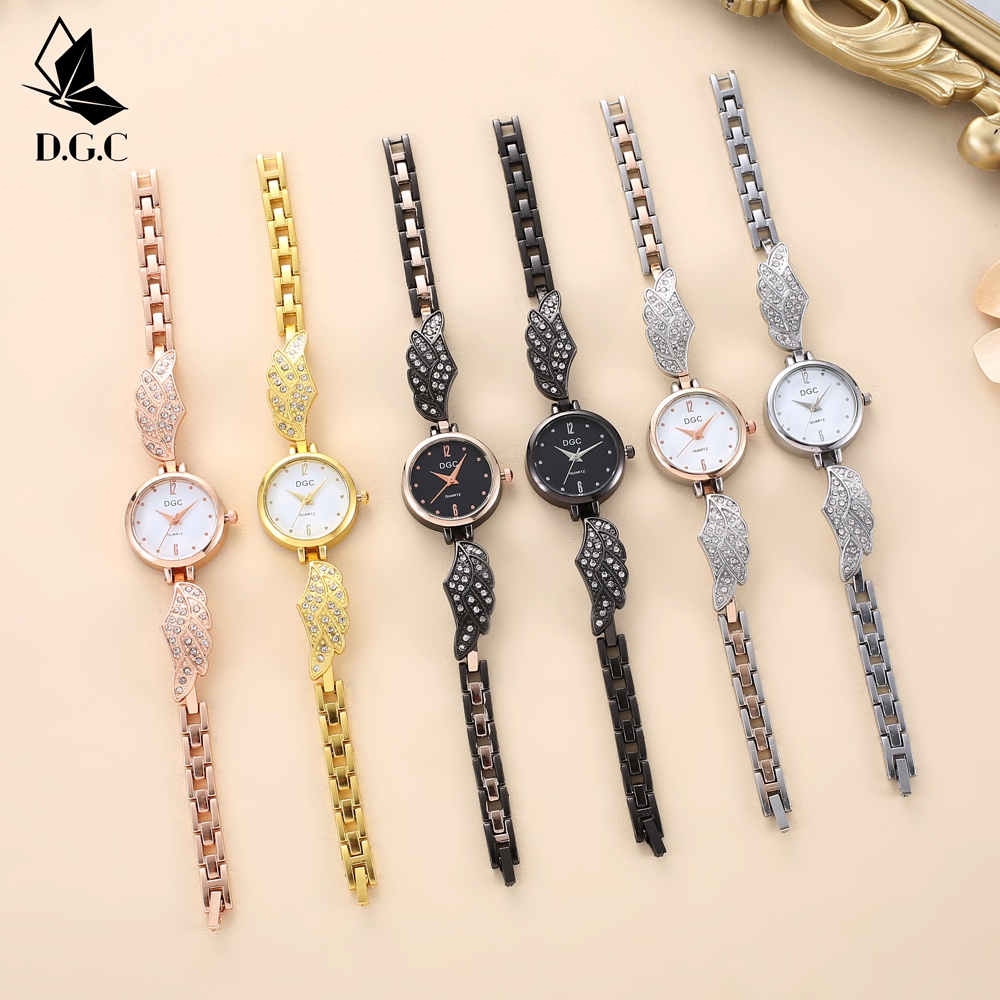 Fashion Wanita Fashion Wings Dial Gelang Jam Tangan Korea Sederhana Kasual Mahasiswa Quartz W239