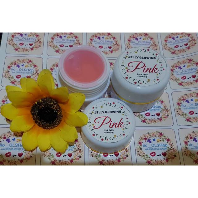 Jelly glowing pink