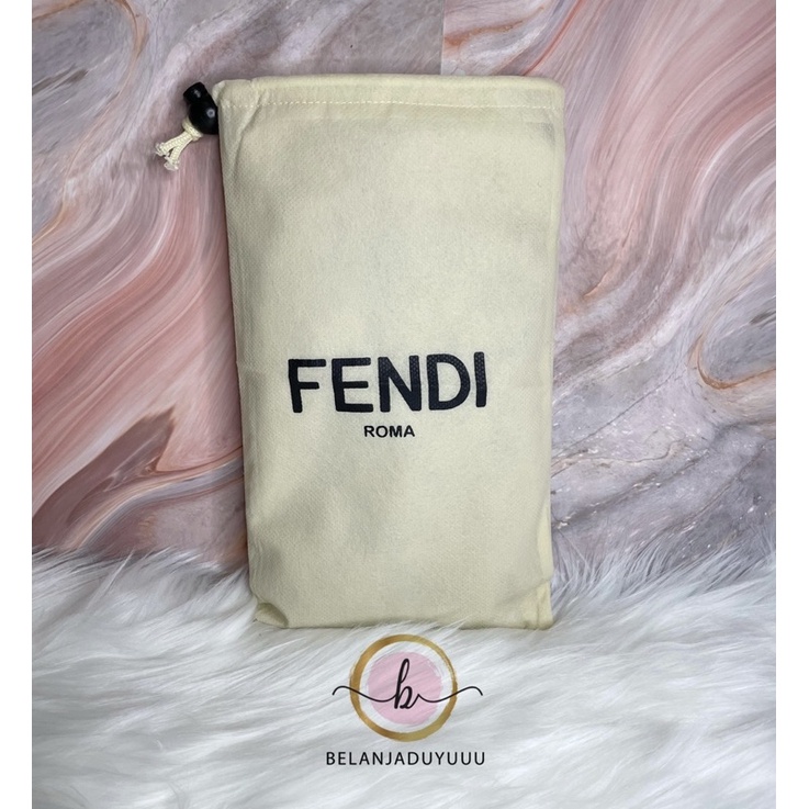 Dustbag FENDI (READY STOCK JKT )  Pengganti Sarung Tas Pelindung Debu Serut Dust Bag DB Branded