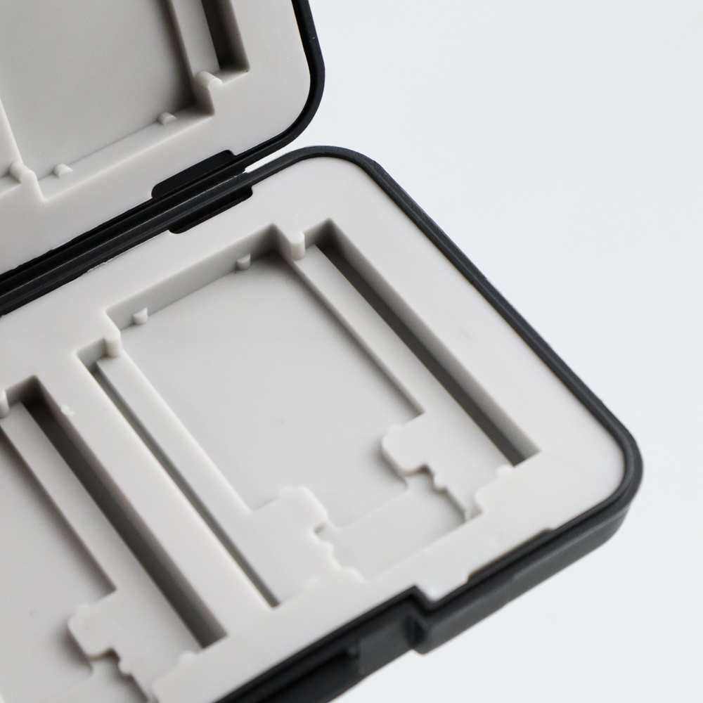 G5U Taffware Case Holder Plastic Storage Box For Memory Card (4 Compact + 4 Sd + 4 Micro Sd) - Wc0572 - Black Or-i
