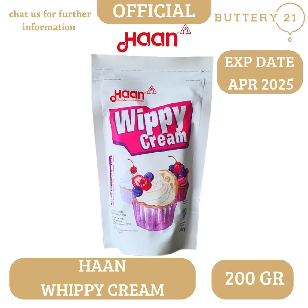 

HAAN WHIPPY CREAM 200 GR POUCH / WHIPPING CREAM POWDER INSTAN 200 GR