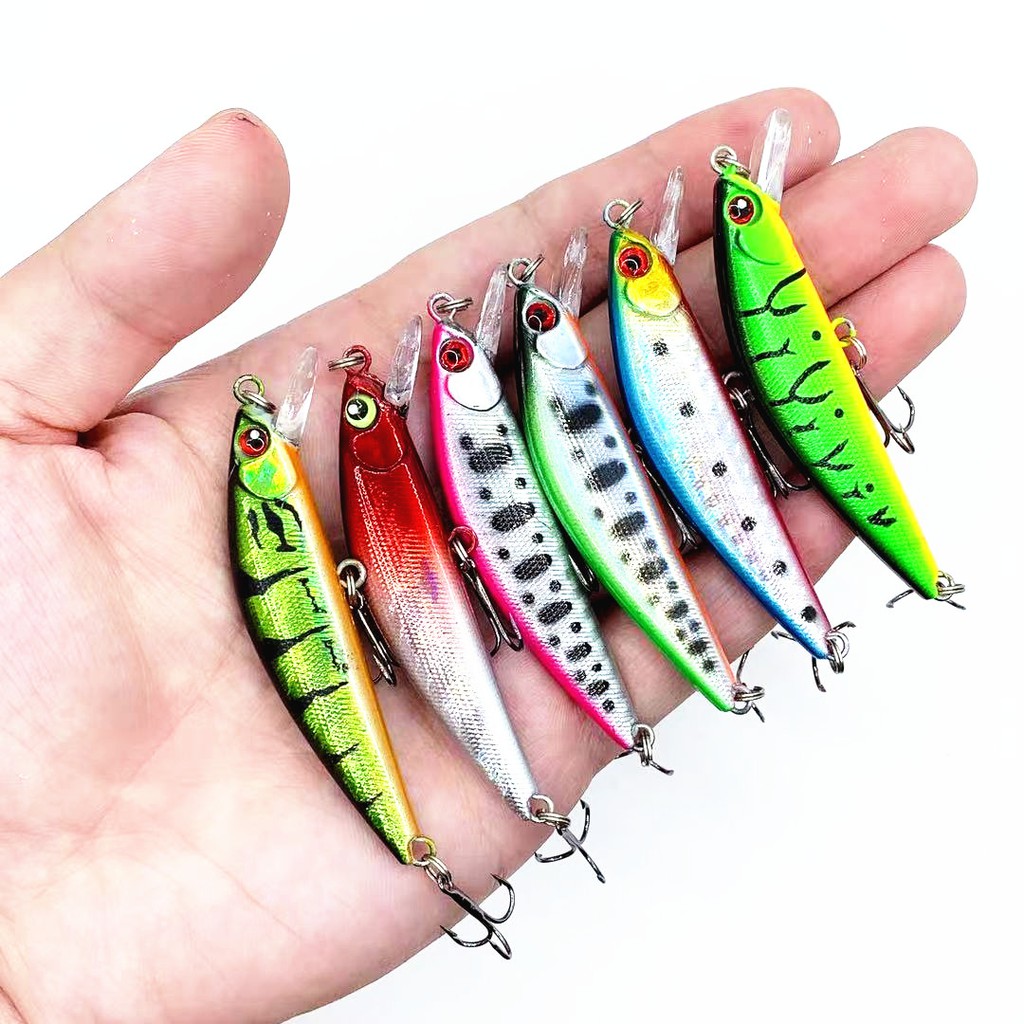 SYFishin 1Pcs New 70s Sinking Minnow Umpan Pancing 7cm 7g Swimbait Fishing Lure Ikan Bass Wobbler Kail Memancing Tackle