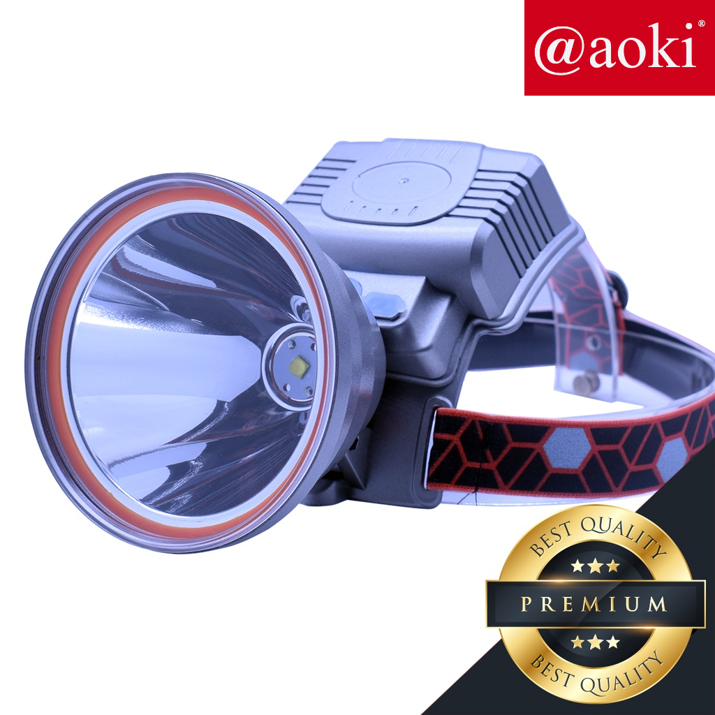 AOKI Senter Kepala Premium Metallic Paint Professional 150W 7200mAh IP65