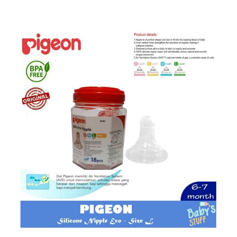 pigeon nipple (L) dot