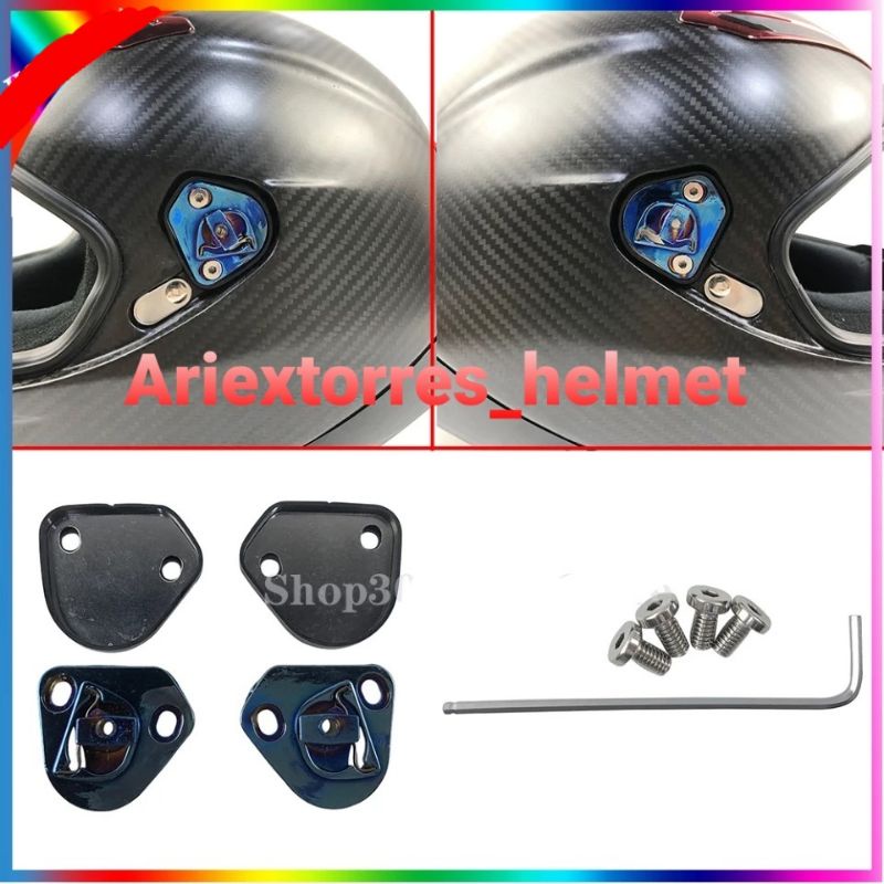 RACHET IRIDIUM VISOR AGV PISTA GPR GPRR CORSSA VELOCE +KUNCI L