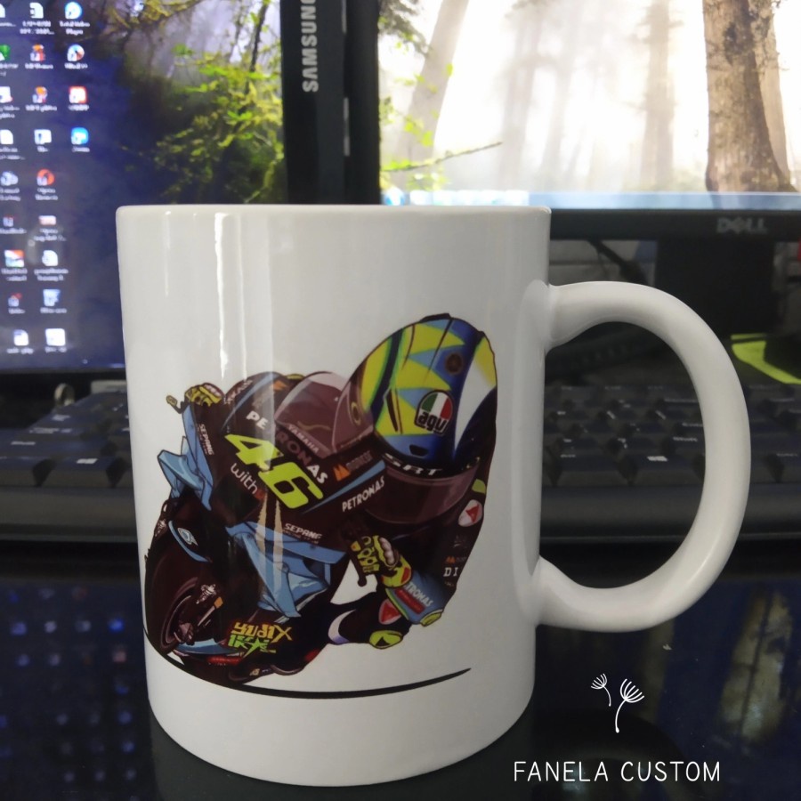 Gelas Kopi Valentino Rossi Mug Valentino Rossi VR46