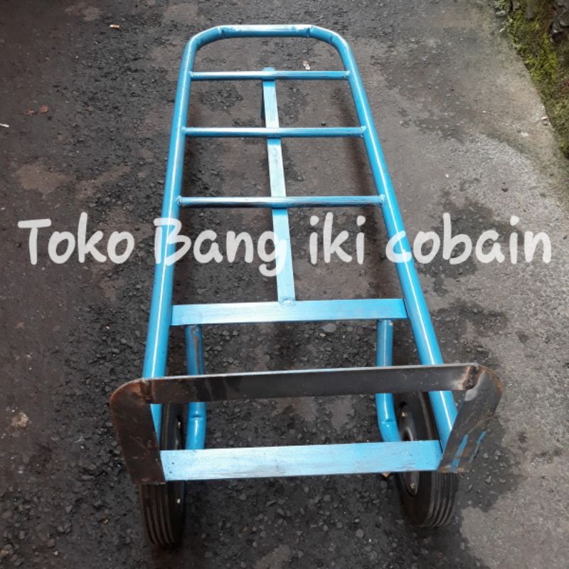 Trolley Gerobak Troly Alat Angkut Barang Troli Besar bahan Besi Pipa 1inch