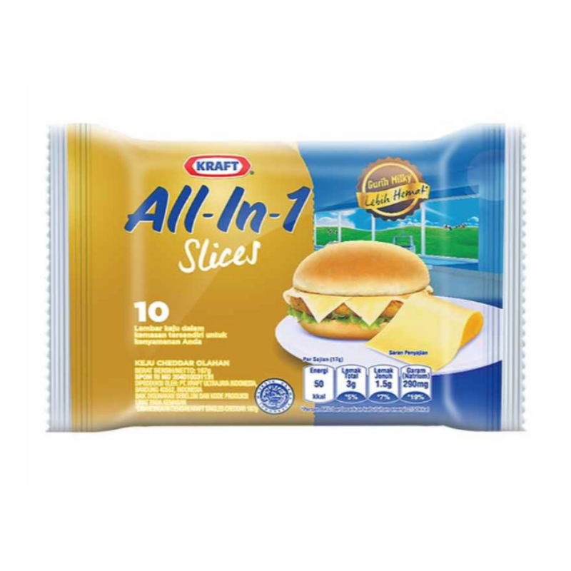 

KRAFT All In 1 Keju Sachet 10x16,7g