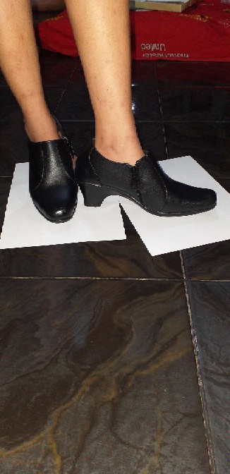 Sepatu Formal / Pantofel / Kerja Wanita Kulit Hitam Catenzo Us 025 Ori