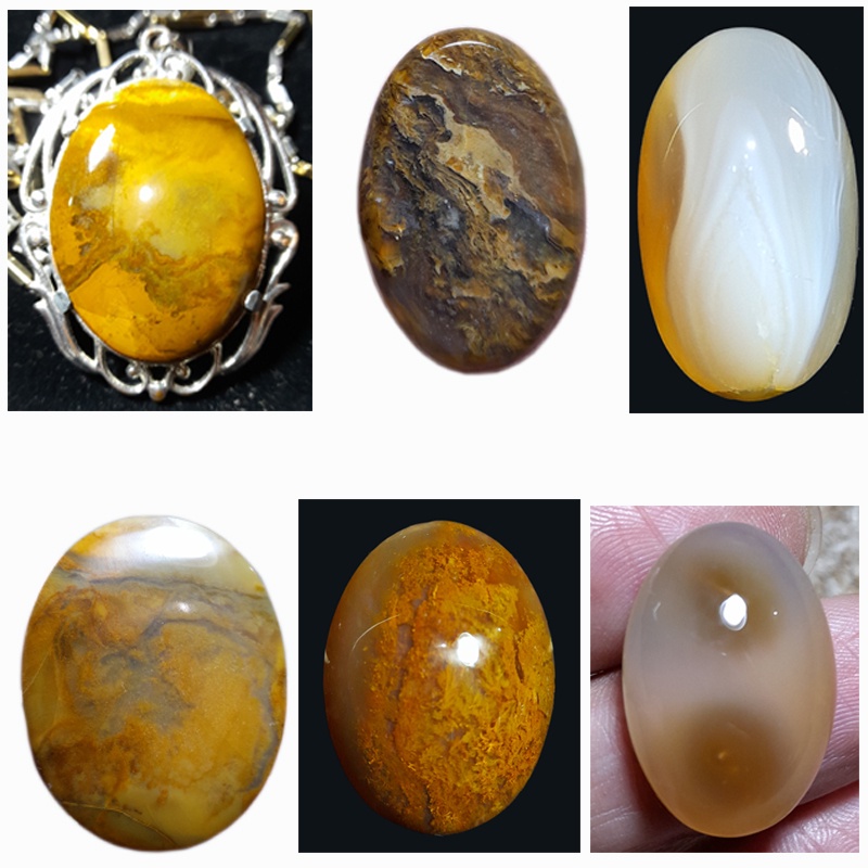 Akik Cincin Liontin Natural Gemstone