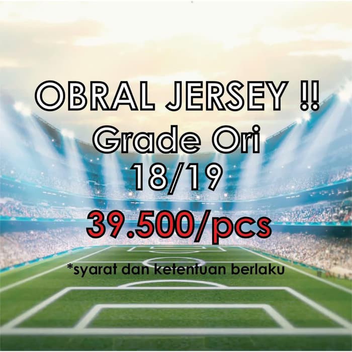 OBRAL Jersey Grade Ori Thailand