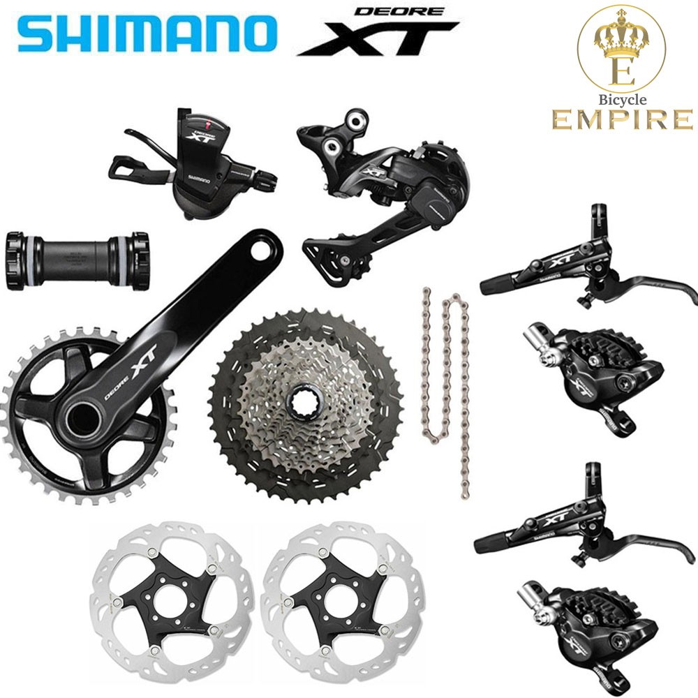 Groupset Shimano Deore XT M8000 11 Speed Bicycle Empire