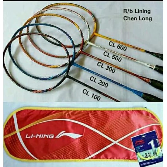 Raket Li Ning Cl Series 100 200 300 500 Chen Long