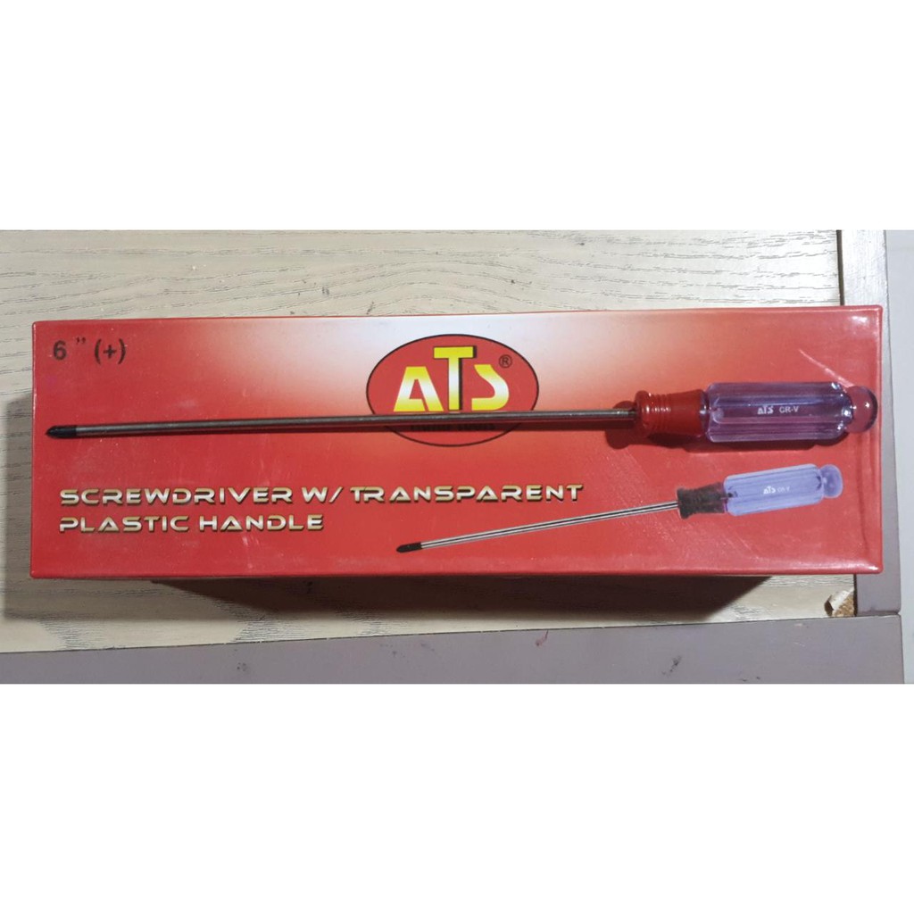 Obeng Radio ATS 3'' 4'' 5'' 6'' 8'' inch PLUS MINUS + - Kecil Panjang 75 100 125 150 200 Transparan Elektronik