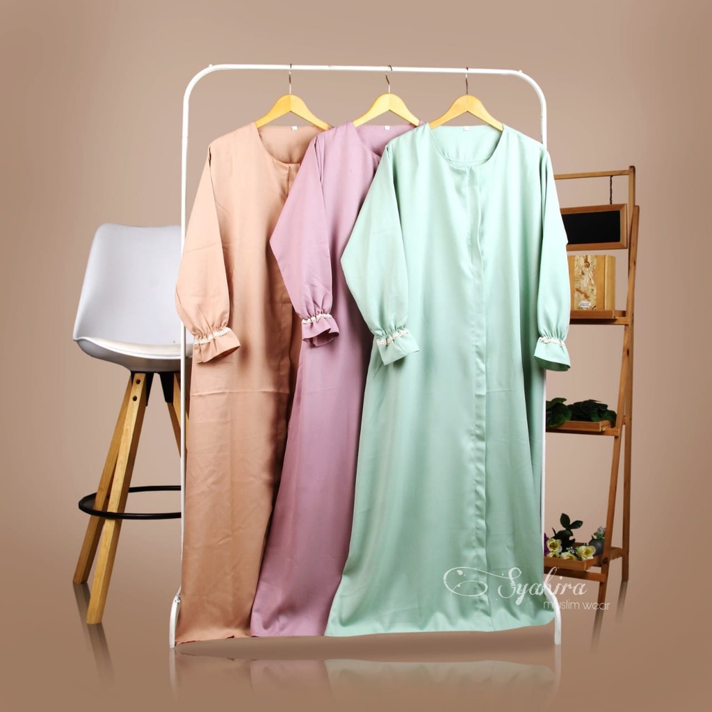 GAMIS polos amira - gamis terbaru - dress terbaru gamis Syar'i JUMBO LD 140 XXL XXXL 4XL Gamis Kekinian