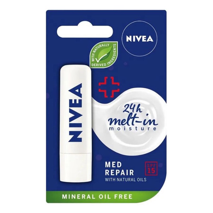 NIVEA LIP CARE STRAWBERRY SHINE 4.8gr / Watermelon/Original/Lip Balm / Pelembab Bibir