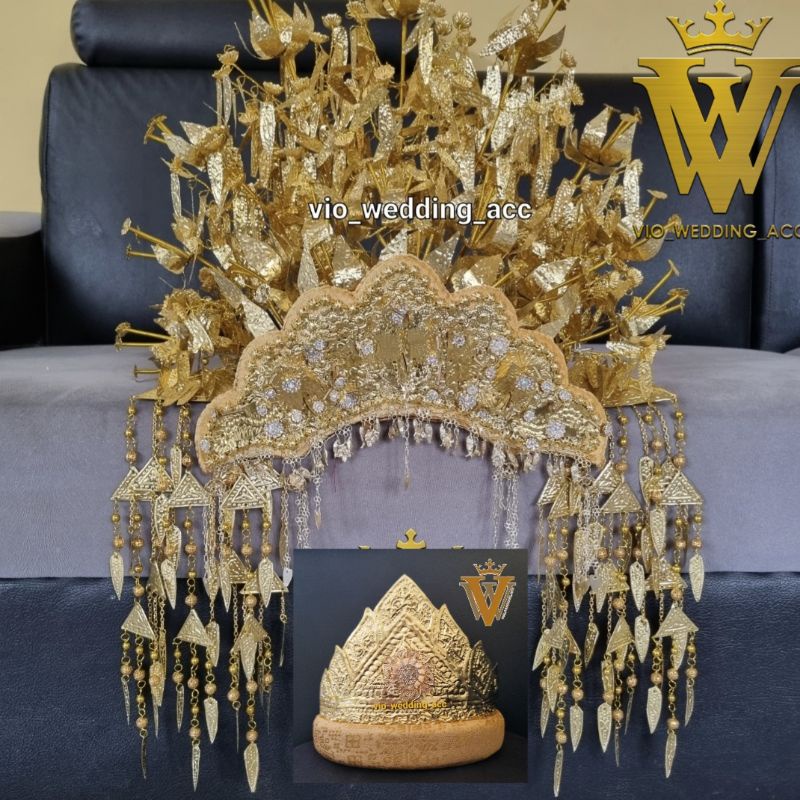 set mahkota silver super Quality