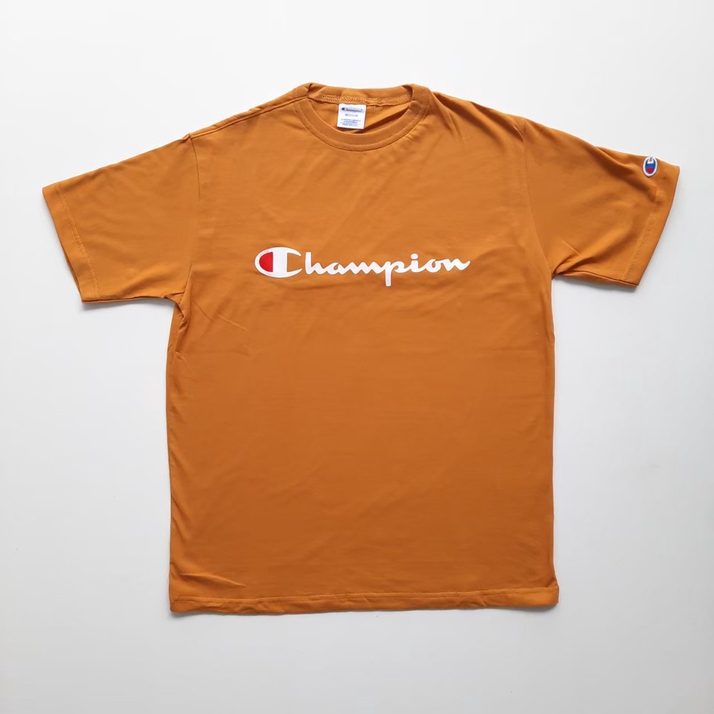 Tee Champion Script Japan Market / Kaos Champion Original Baju Pria Wanita