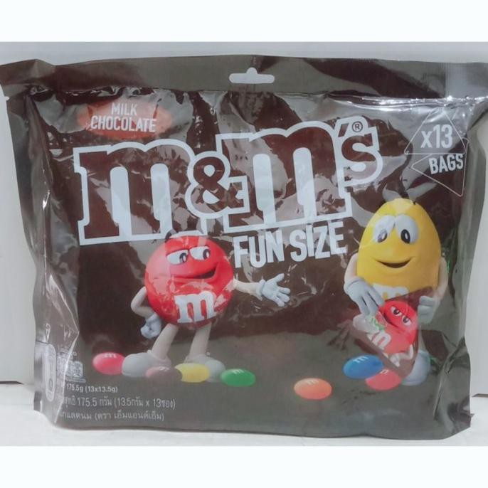 

PROMO M&M'S MILK CHOCOLATE FUN SIZE ISI 13 PIECES