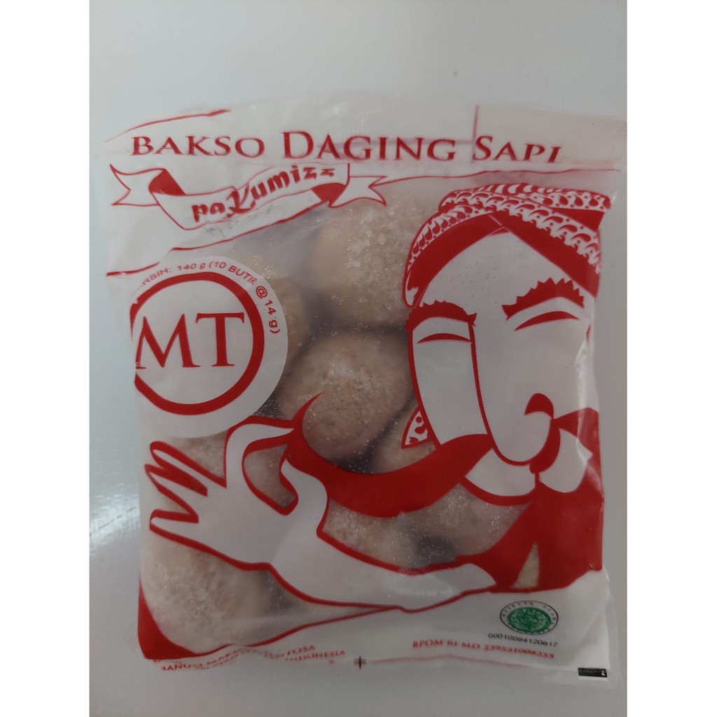 

PaKumizz Bakso Daging Sapi MT isi 10 pcs @14g (140g) Baso Pak Kumis