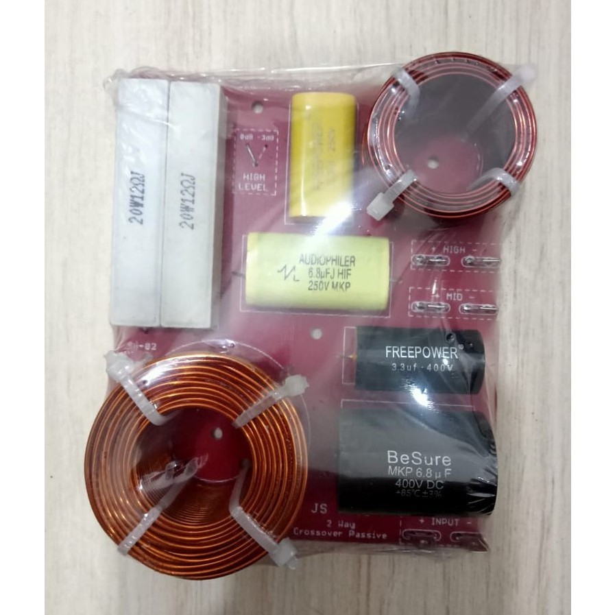 Crossover Passive 2 Way Mid High Js Joss crossover pasif 2 way Mid High JS