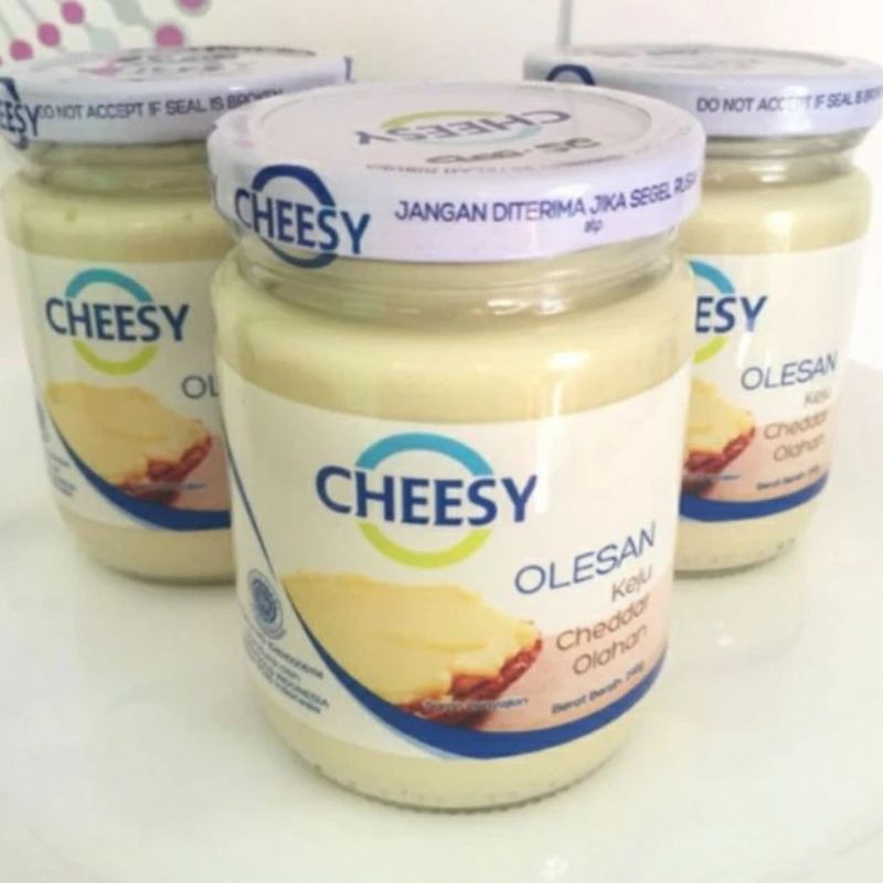 

cheesy olesan keju cheddar 240 gr