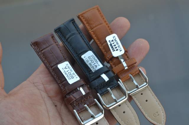 Strap Tali jam tangan kulit high quality genuine leathe Motif