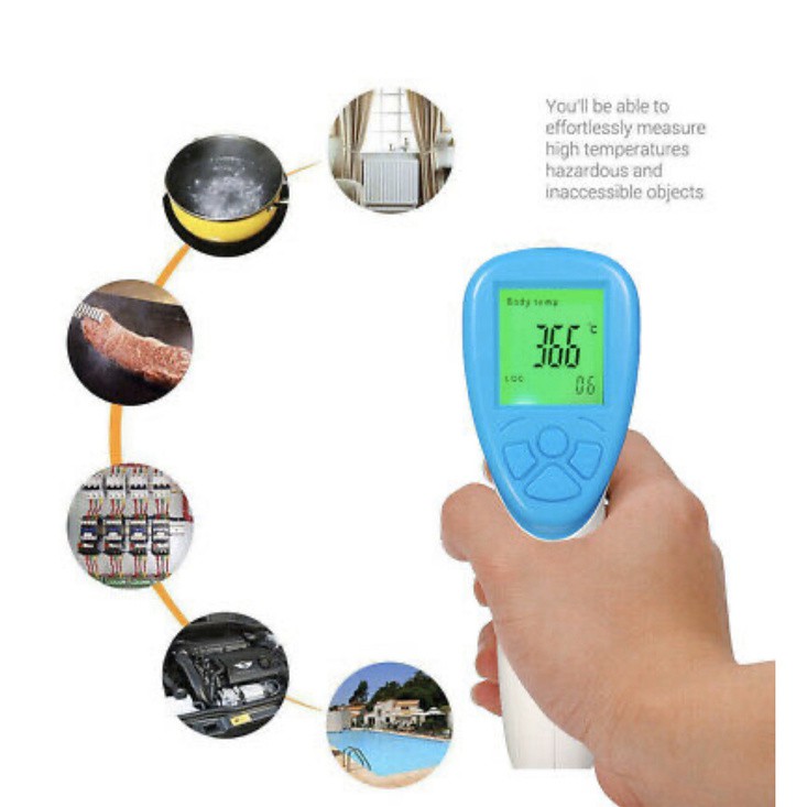 Termometer Infrared Digital Thermometer Tembak Alat Pengukur Suhu