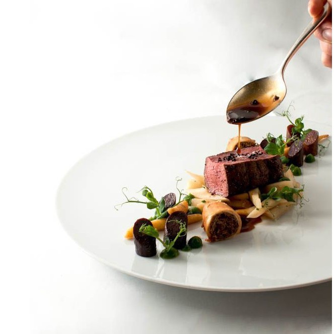 Piring Porcelain Diameter 21 cm | Piring Makan Keramik-1