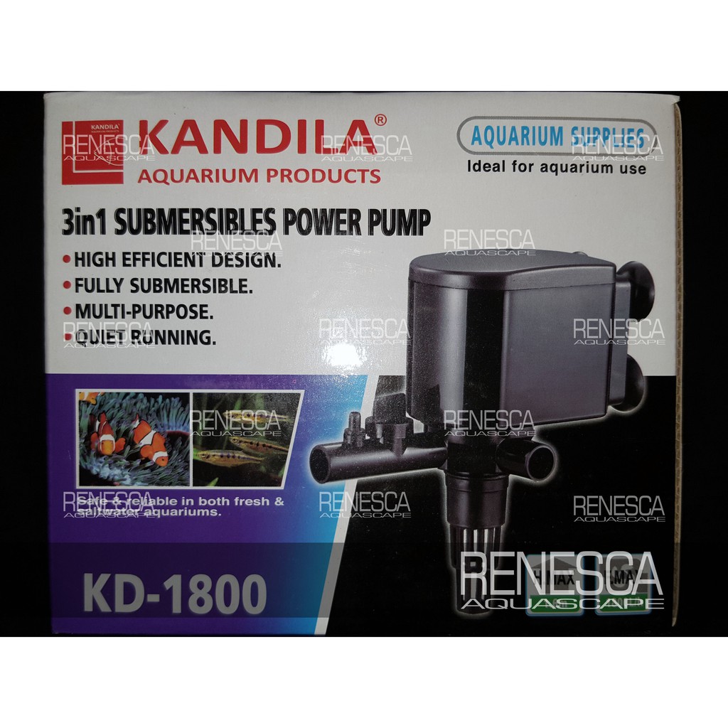 Jual Kandila Water Pump KD1800 KD1800 32 Watt 1800 Liter/Hour Mesin