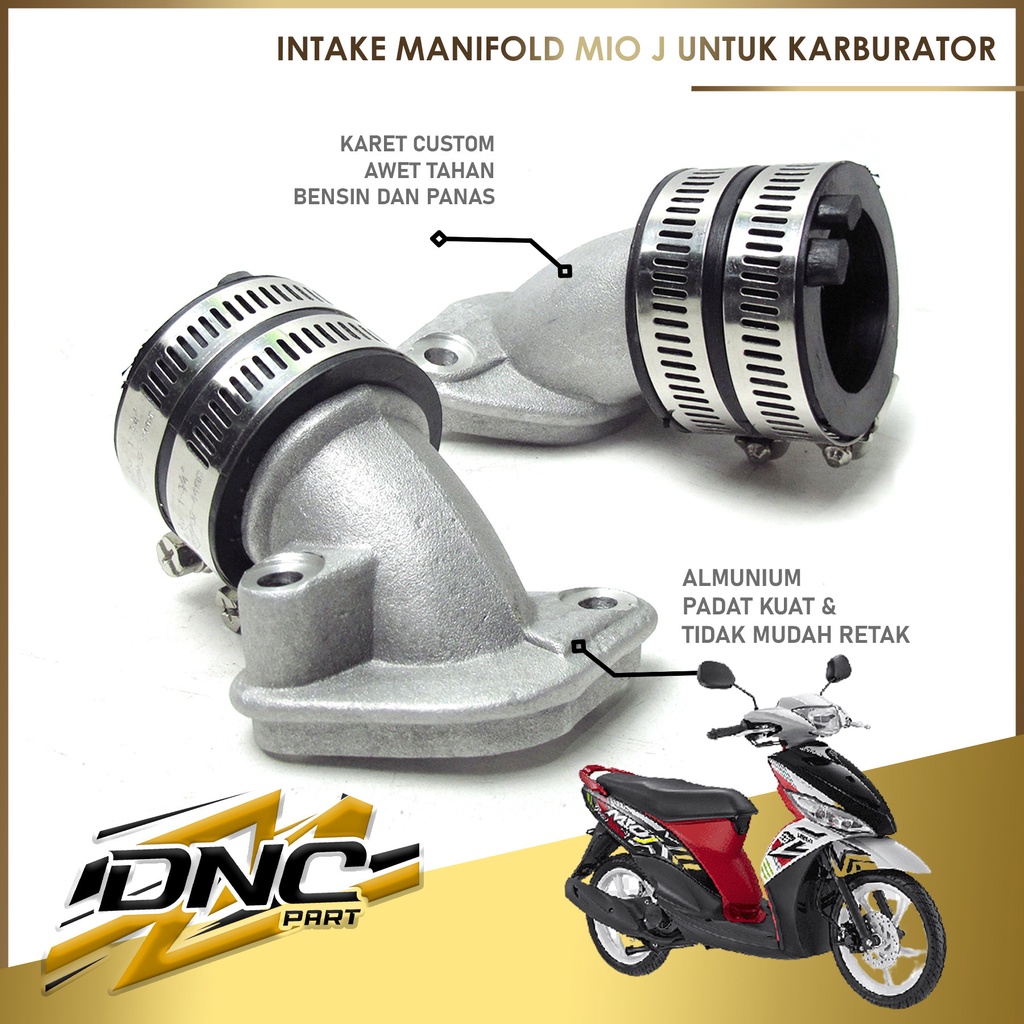 INTAKE MANIFOLD MANIFUL MIO J SOUL GT 115 FI XRIDE 115 FI SOUL 115 FI UNTUK KARBU PE24 PE28 PE32 34