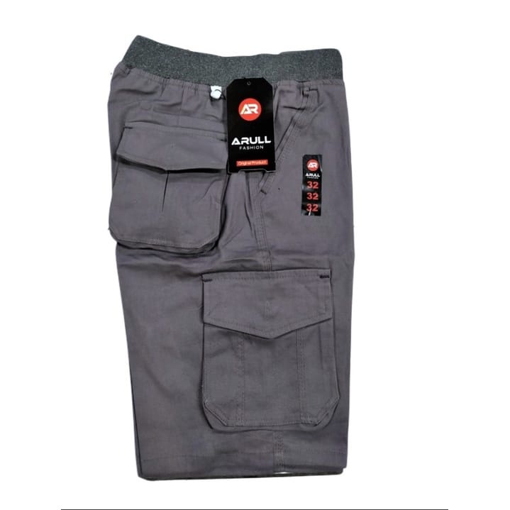 Celana Cargo Pendek Pria Big Size Cargo Kimpol Pinggang Karet Cargo Ukuran Super Jumbo Size 27 Sampai 44