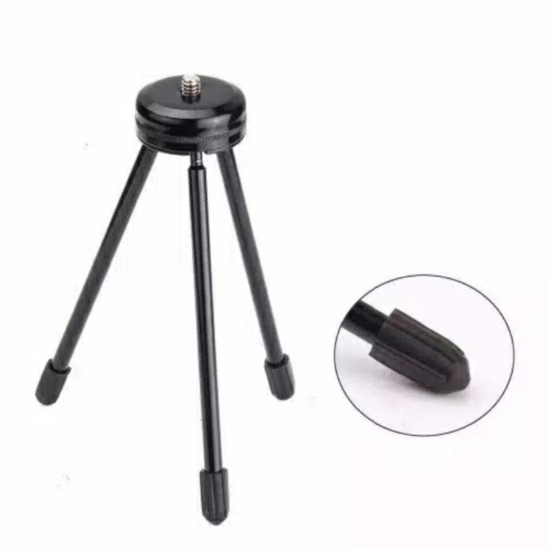 Tripod mini BESI stabil dan kuat camera hp ring light pod Free Holder U atau Holder Handphone