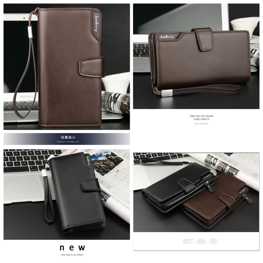 DOMPET BAELLERRY ORIGINAL PANJANG PREMIUM KULIT IMPORT MURAH KOREA PRIA WANITA FASHION BILLY BRANDED