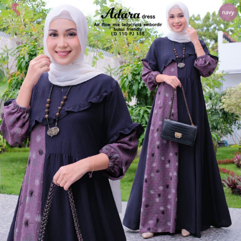 ATEEFA  &amp; ADARA Maxi Dress Ori by Shofiya