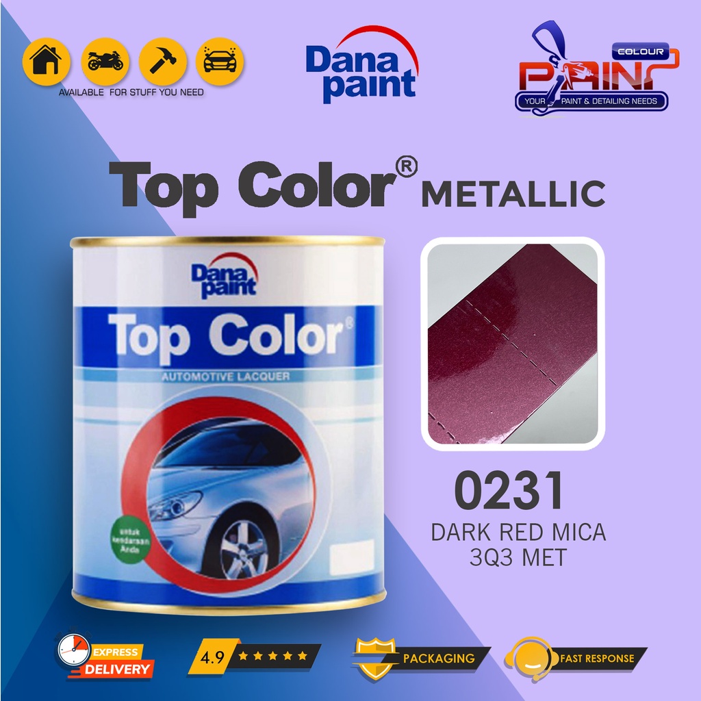 Top Color Metallic 0231 Dark Red Mica 3Q3MET - Cat Duco