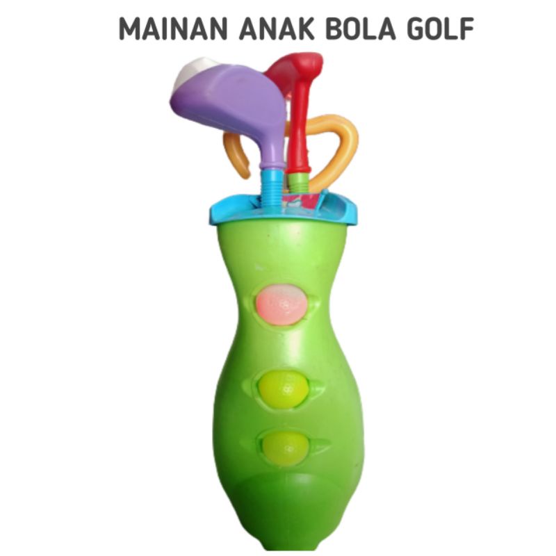 MAINAN ANAK BOLA GOLF WARNA HIJAU