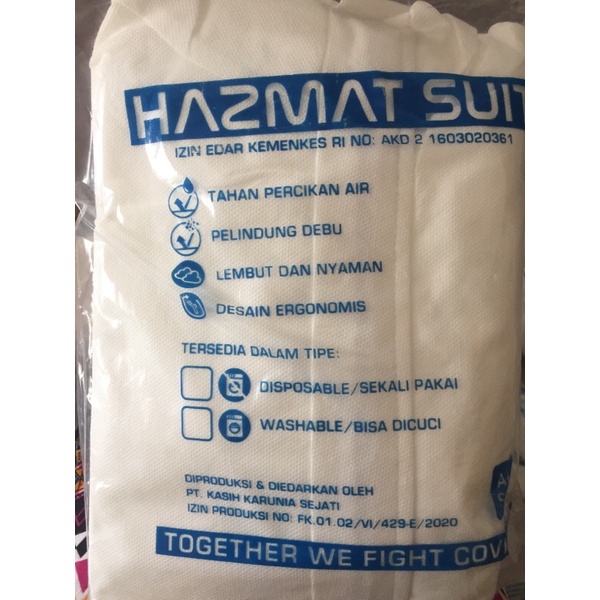 HAZMAT SUIT-HAZMAT TERMURAH