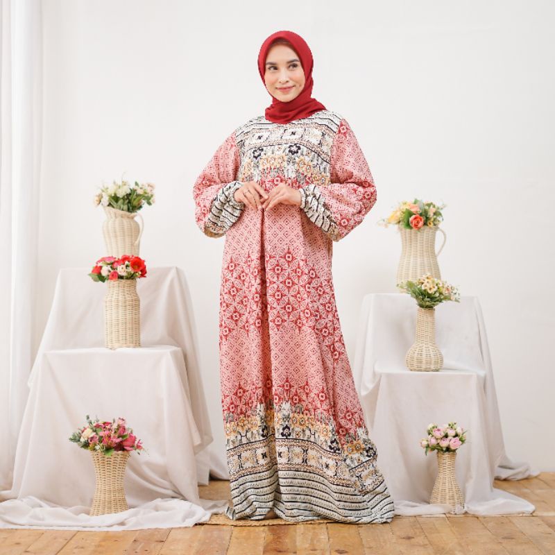 Gamis Dress Maxmara Motif Elena Series Limited Edition