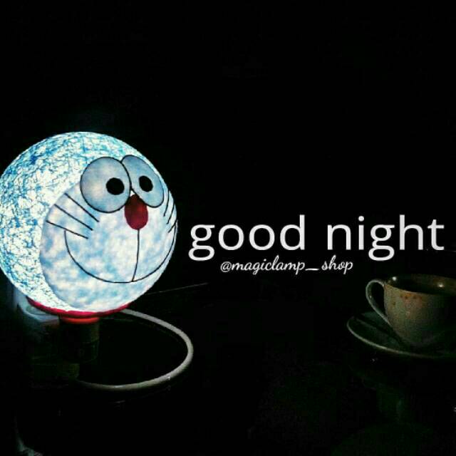 Lampion benang lampu tidur Doraemon