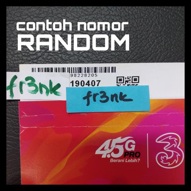 Perdana Tri Sip 25 Gb 25Rb Per Bulan - Nomor Acak Kode 1271