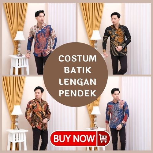 [CUSTOM BATIK LENGAN PENDEK slimfit /  reguler fit]