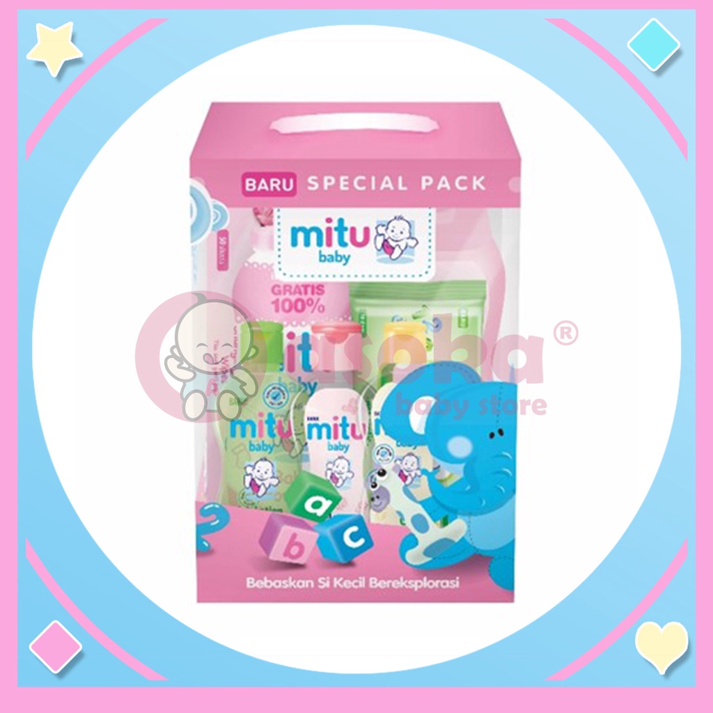 Mitu Baby Special Pack Blue/Pink ASOKA