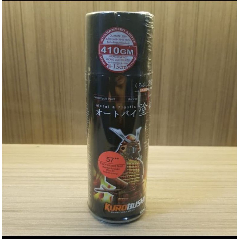 

Cat Semprot Samurai Paint Fluorecent Red 57**