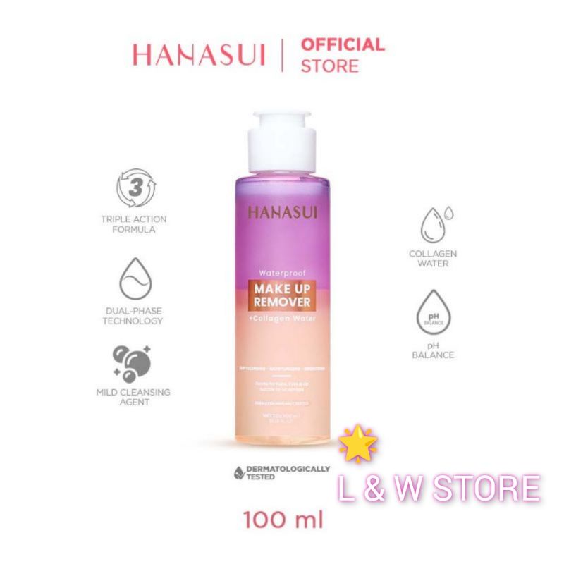 Hanasui Waterproof Make Up Rover + Collagen Water 100ml