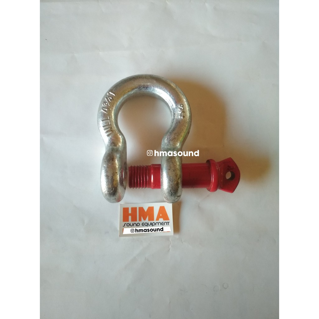 Segel Omega / Bow Shackle / Shackle Omega 5/8