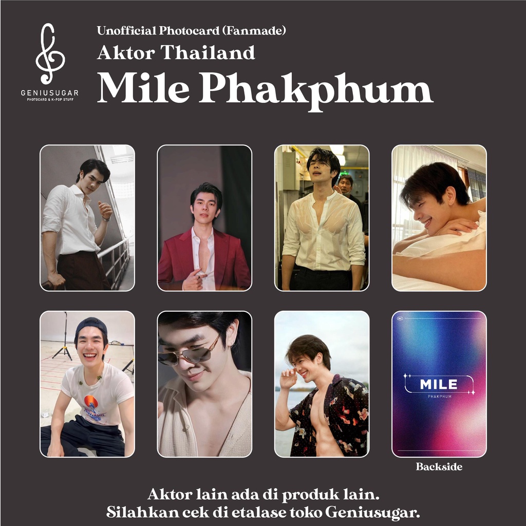 [AKTOR THAILAND] PHOTOCARD MILE PHAKPHUM FANMADE