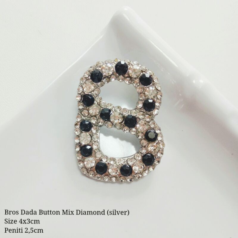 BROS BUTTONSCARVES KW (PART 3) BROS B-mix diamond silver