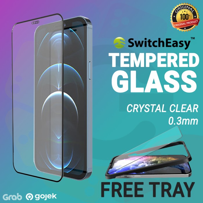 SwitchEasy Tempered Glass iPhone 12 Pro Max 12 Mini 12 Pro