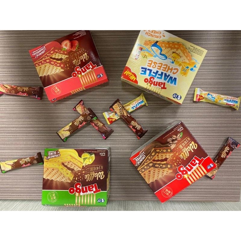 TANGO WAFFLE CrunchKing | CrunchCoffee | CrunchMilk | Crunch Cheez 20 x 8gr